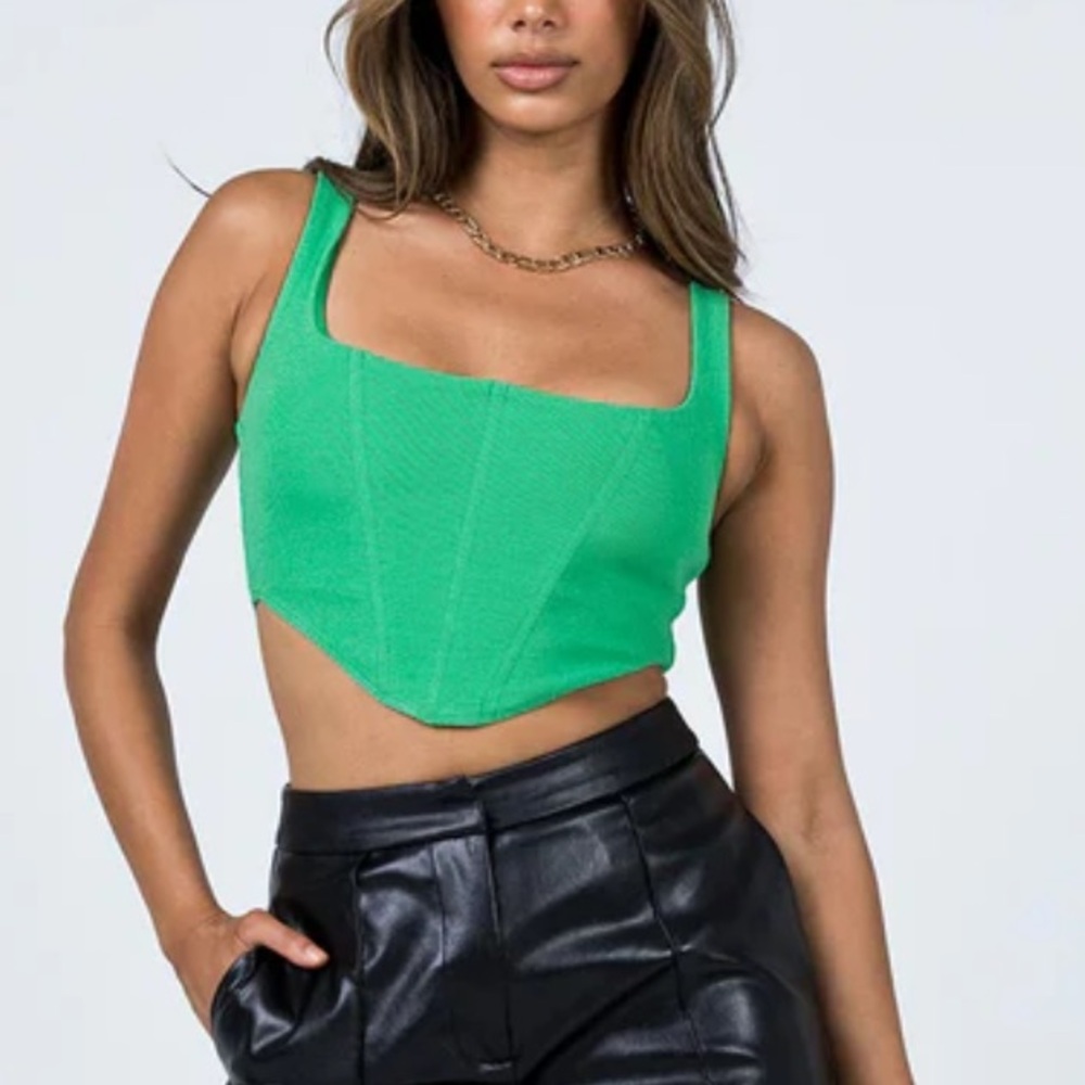 Princess Polly Kaeshia rib bustier corset top